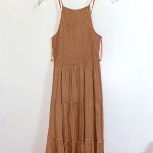 Halter top midi dress